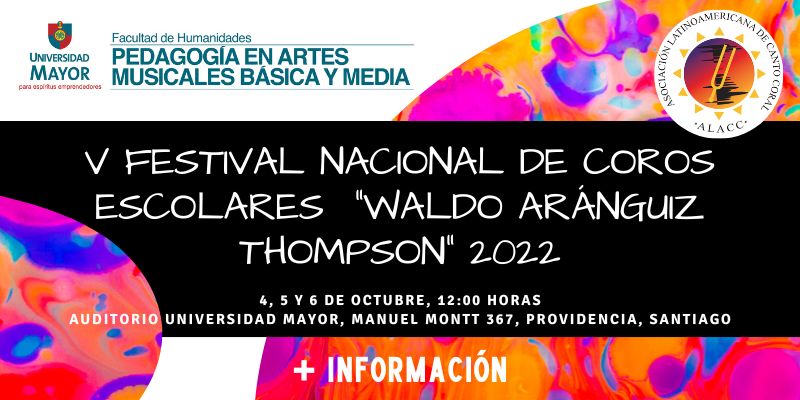 Lee más sobre el artículo V Festival Nacional de Coros Escolares “Waldo Aránguiz Thompson” 2022